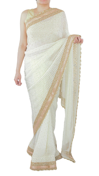 Buy Raw Silk Sequins Work Sarees Online for Women in Malaysia